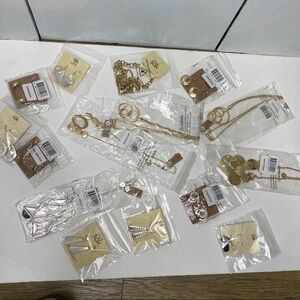 The Sak Lot of 15 accessories earrings and necklaces brand new with tags